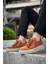 J-X502 Bağcıklı Ortopedik Taban Günlük Süet Erkek Spor Sneaker Ayakkabı Bt Taba 2