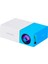 Mini 720P Android Bluetooth Portatif Projeksiyon Cihazı Mavi 2