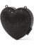 Micro Heart Clutch Bag, Kalp Şekilli Mini Zincirli Çanta Tek Boy Kadın Tasarımı 2