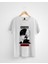 Unisex Beyaz Tokyo Ghoul Ken Kaneki Anime Baskılı Tişört 1