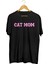 Cat Mom Baskılı Kaliteli Tişört 1