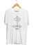 Yoga Minimal Line Art Baskılı Unisex Tişört 1