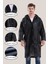 Main Shop 1 Adet Kadın Erkek Yağmurluk Kapüşonlu Çıtçıtlı Eva Siyah Yağmurluk M-2532 3