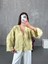 Püsküllü Önü Bağlamalı Keten Kimono Ceket 1
