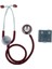 Bordo Çift Taraflı Yüksek Kaliteli Stetoskop, Güvenle Kullanabileceğiniz Sağlık Cihazı 1