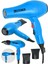 Güçlü 3600W Profesyonel Saç Kurutma Makinesi, Mavi, 2 Ek Başlık Ile. 3
