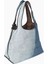 Denim Market Tote Geniş Hacimli, Deri Etiketli ve Günlük Şık Çanta 2