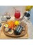 Taşınabilir Metal Blender 2'li Set, 450ML ve 380ML, Keskin Bıçaklı, Gri 4