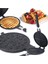 Şık Granit Waffle Tavası, Ocak Üstü, Dayanıklı ve Pratik Kullanım 1