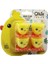 Egg Cup 4pcs Yumurtalık Emoji Desen - Renkli Plastik Civciv Ayaklı - 1/2 Kırık Yumurta Kabuk Model (5232) 1