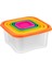 Renkli 7'li Plastik Saklama Kabı Seti, Pratik ve Şık Mutfak Gereçleri 2