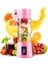 Taşınabilir El Blenderi, USB Şarjlı, 380 Ml, Pembe, Hafif ve Pratik Kullanım 3