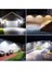 4’lü Solar Bahçe Işıkları, Hareket Sensörlü, 150 Led, 3 Modlu, IP65 Su Geçirmez, Solar Duvar Lambası 2