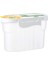 Renkli Kapaklı Saklama Kabı, Sağlıklı ve Dayanıklı, 1,2 Litre 3
