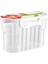 Renkli Kapaklı Saklama Kabı, Sağlıklı ve Dayanıklı, 1,2 Litre 6