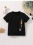 Kids Astronot Balon Gezegenler Baskılı Oversize Çocuk T-Shirt 1
