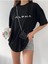 Unisex Baskı Detaylı Rahat Kesim Oversize T-Shirt 2