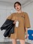 Light Off Limited Time Baskılı Oversize T-Shirt 3