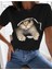 Büyük Beden 3D Kedi T Gömlek Kedi Grafik 3D Desen Yuvarlak Yaka T-Shirt 1