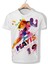 Kids 19 Mayıs Baskılı Oversize Beyaz Çocuk T-Shirt 1