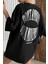 Büyük Beden Dont Baskılı Unisex Bisiklet Yaka Oversize T-Shirt 1