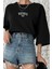 Büyük Beden Dont Baskılı Unisex Bisiklet Yaka Oversize T-Shirt 4