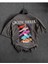 Büyük Beden Creative Thinking Ön Arka Baskılı Oversize Bisiklet Yaka T-Shirt 1