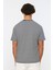 Lacivert Erkek Bisiklet Yaka Kısa Kollu Çizgili T-Shirt 5