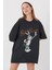 Bunny Baskılı Oversize Unisex T-Shirt 2