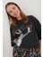 Bunny Baskılı Oversize Unisex T-Shirt 3