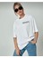 Kadın Oversize Osaka Baskılı Beyaz T-Shirt 2