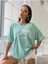 Büyük Beden Özel Tasarım California West Coast Baskılı 2023 Yaz Sezonu Oversize T-Shirt 4