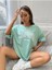 Büyük Beden Özel Tasarım California West Coast Baskılı 2023 Yaz Sezonu Oversize T-Shirt 5