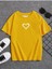 Minik Kalp Baskılı Oversize Çocuk T-Shirt 1