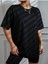 Brooklyn Slogan Baskılı Gazete Desenli Oversize T-Shirt 3