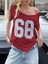 Kadın Düşük Omuz Kayık Yaka 68 Baskılı T-Shirt 2