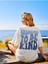 Büyük Beden Beyaz Oversize Baskılı Unisex T-Shirt - Choosing To Be Kind 4