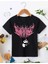 Kötü Kedi Baskılı Pamuklu Oversize Çocuk T-Shirt 1