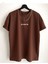 Kahverengi Brooklyn Unisex Oversize T-Shirt 1