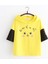 Pikachu Model Baskılı Overize Kız -Erkek Unisex Çocuk T-Shirt 2