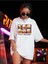 " That's Donald! " Baskılı Beyaz Oversize T-Shirt 1