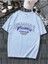 Büyük Beden Flower & Butterfly Çiçek & Kelebek Baskılı Oversize T-Shirt 2