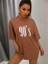 Kadın 90's Baskılı Oversize T-Shirt 3
