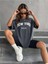 U.s.a Kadın New York Baskılı Oversize T-Shirt 1