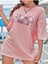 3 Bardak Içecek Basklı Oversize T-Shirt 3