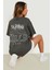 Beverly Hills Baskılı Oversize T-Shirt 1