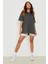 Beverly Hills Baskılı Oversize T-Shirt 4