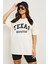 Texas Houston Baskılı Oversize T-Shirt 1