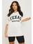 Texas Houston Baskılı Oversize T-Shirt 3