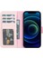 Mulvxurg URG02 Apple Iphone 13 Pro Uyumlu Deri Cüzdanlı Kılıf Nu2 Pembe (Mulvix) 2